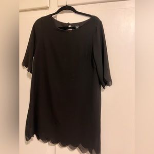 Windsor black to the knee dress size L